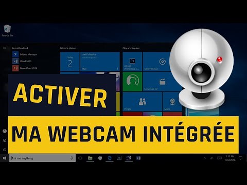 Comment activer ma webcam intégrée sous Windows 10
