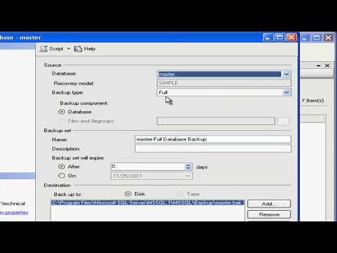 How-To: Backup a Database Using SQL Server Management Studio