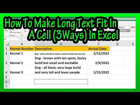How To Make Long Text Fit In A Cell (3 Ways - By Shrinking Or Wrapping Text) In Excel Explained