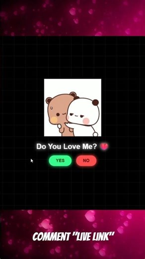 Make this Love question using HTML Code | Love Question for Gf/Crush