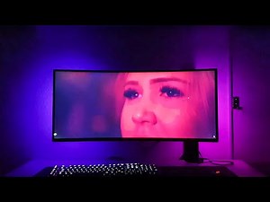 Philips Hue Play Ultrawide setup