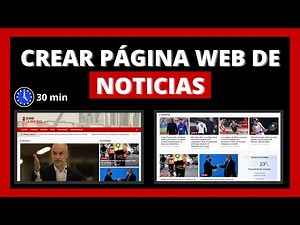 Crear PÁGINA WEB DE NOTICIAS con WordPress en 30 minutos | Recomendado