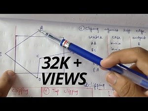 Sutherland Hodgman Polygon Clipping Algorithm with Numerical |Computer Graphics