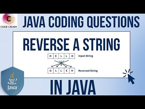 Reverse A String In Java | Program To Reverse A String | Reverse String In Java | Java Interview
