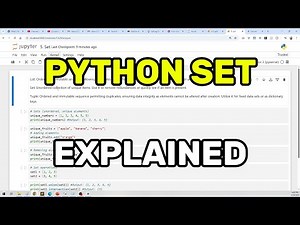 Learn Python #5 : Set Operations – Union, Intersection, Difference & More!
