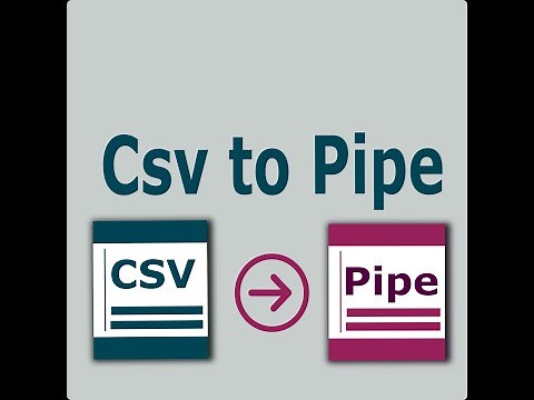 Csv To Pipe Delimited