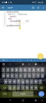 Calculate factorial using recursion in python #python #coding #pythonprogramming