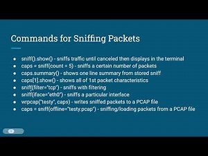 Intro to the Scapy Packet Manipulation Tool