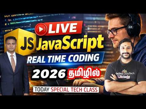 🚨 LIVE: JavaScript Live Coding in Tamil 2026 🚀 Real-Time Coding Class | Kaashiv Infotech Full Stack