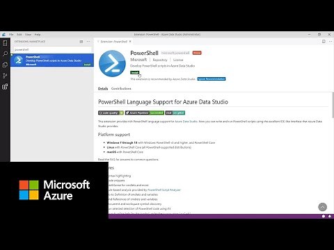How to use PowerShell in Azure Data Studio | Azure Tips and Tricks