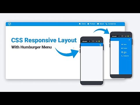 🍔 2025 Responsive Hamburger Menu Tutorial: Pure HTML & CSS for MZCode01 Developers 🚀 #coding #css