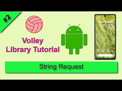 String Request, Volley Library Android Studio Tutorial, How to use Volley in Android Studio