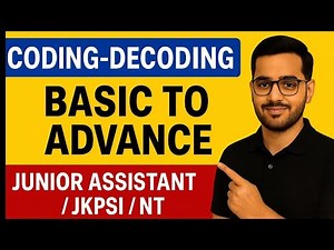 JKSSB Reasoning classes Coding–Decoding Part 1 Series | JKSSB Junior Assistant / JKPSI / NT