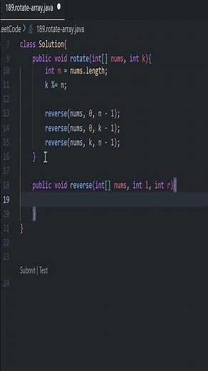 Rotate Array | LeetCode 189 #leetcode #dsa #java #algorithm #code #interview #coding