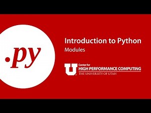Introduction to Python: Part 10: Modules