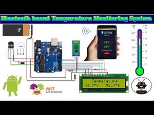 Temperature Monitoring System using Arduino, LM35 and Hc 05 Bluetooth