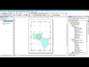 Preparing study area map using ArcGIS