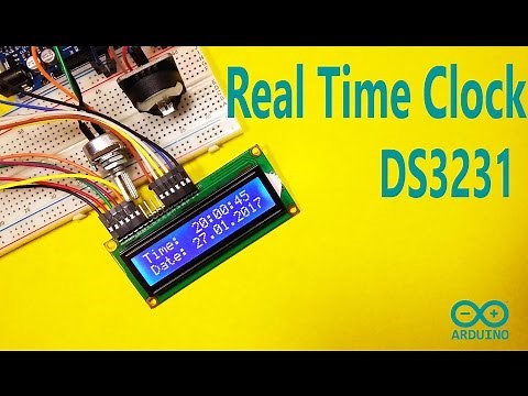 Arduino DS3231 Real Time Clock and LCD Display