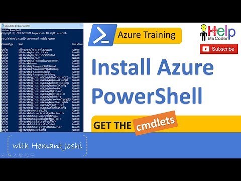 Install Azure PowerShell