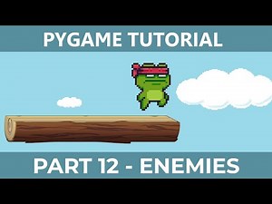 PyGame Endless Vertical Platformer Beginner Tutorial in Python - PART 12 | Enemies
