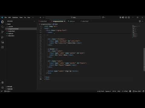 Build a Responsive Signup Form with HTML & CSS | Beginner Friendly