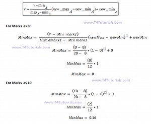 Min Max Normalization in data mining | T4Tutorials.com
