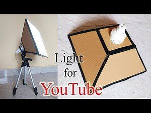 How to make lighting Softbox at home for YouTube and Photography | cardboard light diffuser