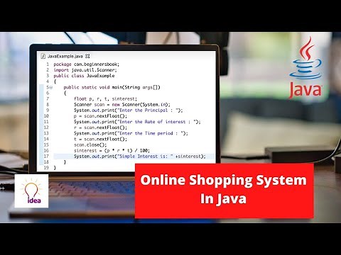 Online Shopping System In Java | Java Project