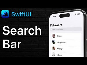 SwiftUI Search Bar - Searchable