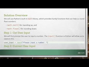 How to Round Up or Round Down Float Values in Python