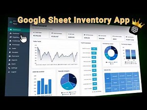 ChatGPT Google Sheet: Inventory Management System and Inventory Dashboard (Part 1)