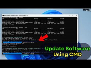🚀 How To Upgrade All Windows Applications with One Command || Install Software Using CMD