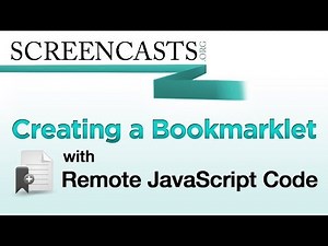 Creating a Bookmarklet with Remote JavaScript Code