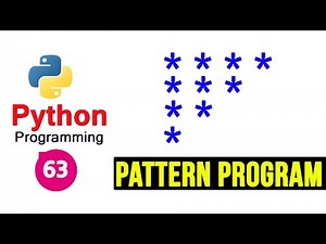 Python Pattern Program - Printing Stars '*' in Right Angle Triangle Shape