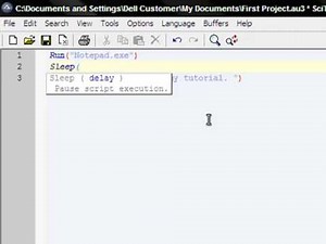 AutoIT Coding Tutorial One: The Basics
