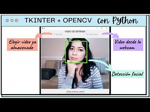 CHOOSING INPUT VIDEO 📹 + FACIAL DETECTION 🧑 | GUI with Tkinter and OpenCV in Python