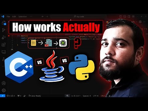 How Java vs C++ vs Python works Internally ? by Coding Wallah Sir 🚀