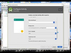 How to create JAVA and XML files in android studio