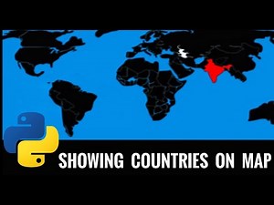 Highlighting countries on maps | python | #pyGuru
