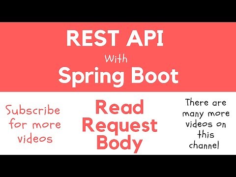 REST API with Spring Boot - Read HTTP Request Body with @RequestBody Annotation