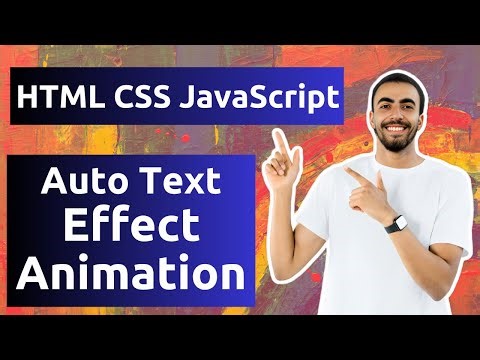Build a Dynamic Auto Typing Effect with HTML CSS and JavaScript