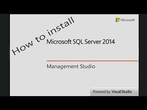 How to Install SQL Server 2014 Express and SQL Server Management Studio 2014 Express