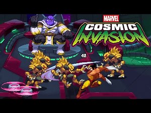 MARVEL Cosmic Invasion - Arcade (Hard) 1CC - Wolverine/Ghost Rider