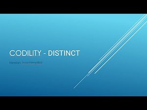 Codility - Distinct (JavaScript)