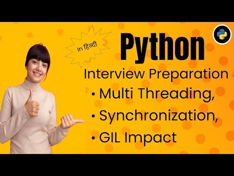 Python Interview Questions | Multithreading-Thread Safety, GIL, Sync Primitives & Interview Problems