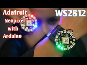 Neopixel ws2812 LED Strip or LED Ring 12bit with Arduino Tutorial