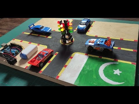 4 Way Traffic Light Control System using Arduino