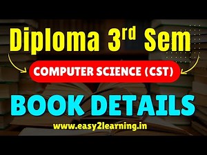 Diploma 3rd Sem CST Books | WBSCTE Book List 2025 | Computer Science WB Polytechnic