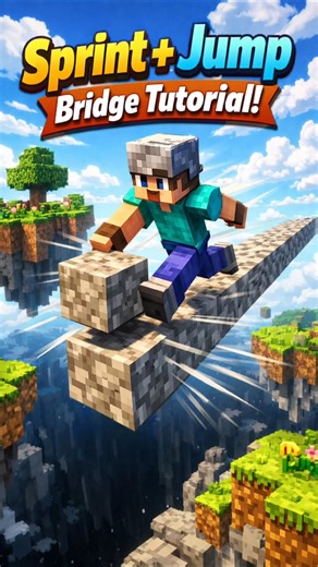 Don’t Try This Fast Bridging Trick In Minecraft Bedrock Edition 🚫🔥