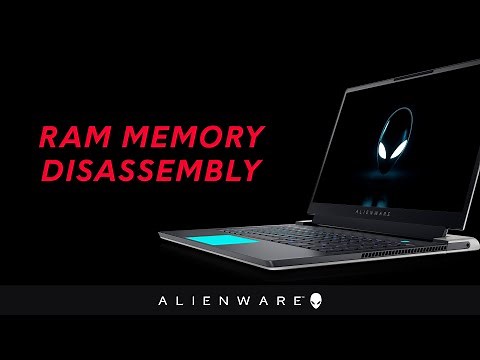 How to replace the memory modules on the Alienware x17 R2